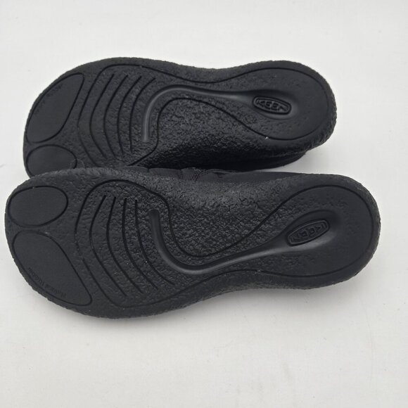 Keen Keene Hauser II Slip On Embroidery Stitch Black Womens 9 Workwear Slippers - Picture 10 of 13